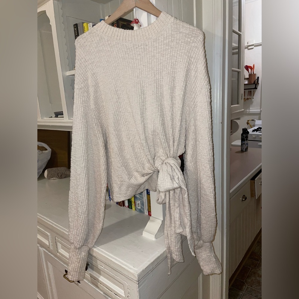 Free People Tie Sweater - Size M